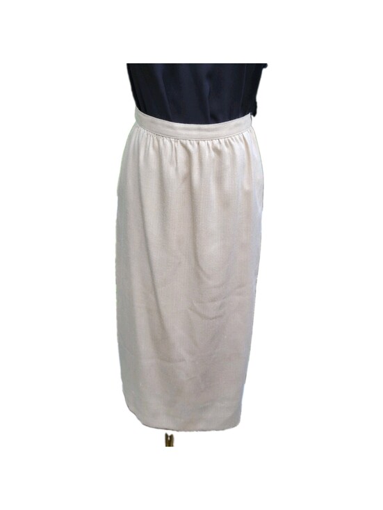Dresses & Skirts - Vintage Herringbone Women's Skirt Size 11/12 High Waisted Office Retro
